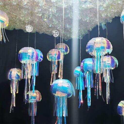 reflecting jellyfish ornament