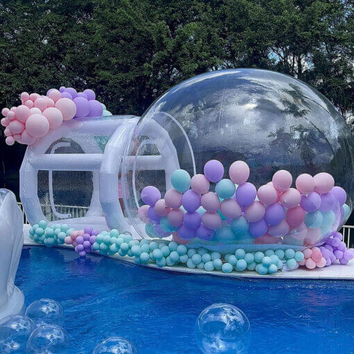 Tente à bulles pour piscine