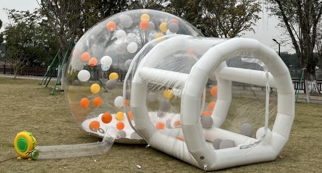 cara pasang bubble tent langkah 1-2