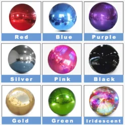 tabela de cores da bola de espelhos