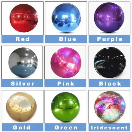 tabela de cores da bola de espelhos